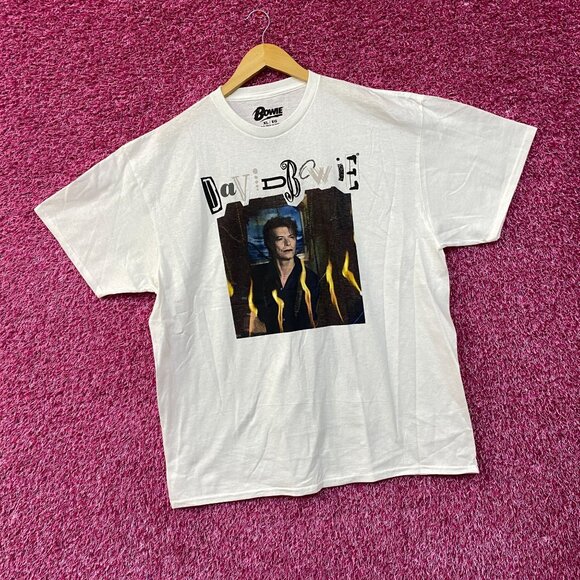 David Bowie Retro Graphic T-Shirt Size XL - Picture 3 of 4